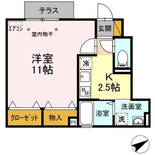 スマートFⅡ【1階】の間取り