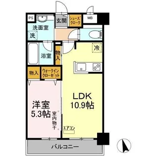 LUMIERE【7階】の間取り