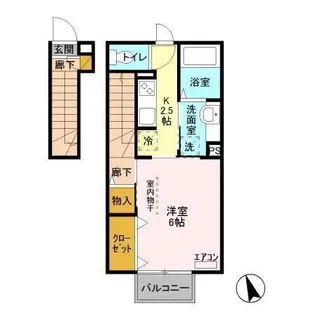 エーデルワイス中山【2階】の間取り
