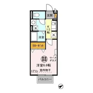 トレジャー【1階】の間取り
