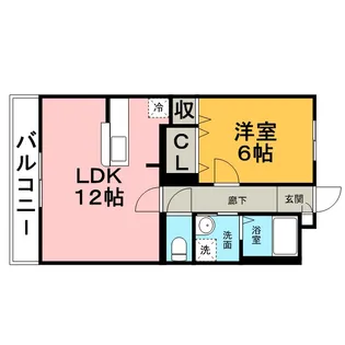 エスペランサ【3階】の間取り
