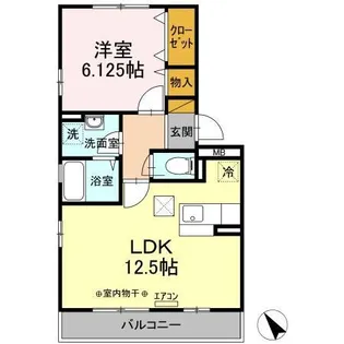 パルハーモニー【1階】の間取り