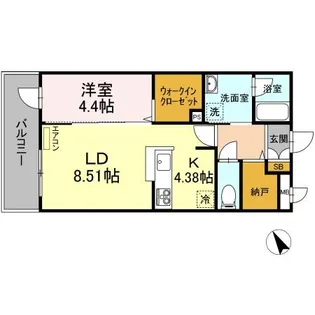 ショコラ【2階】の間取り