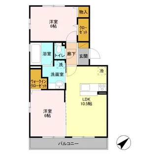 PLEIONE(プレオネ)【2階】の間取り