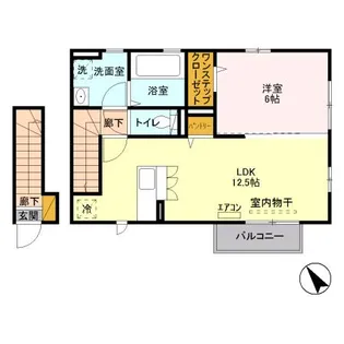 メゾン・グランシャリオ【2階】の間取り