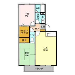 ベイクレスト【3階】の間取り