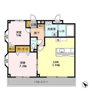 メゾン・ヴィクトワール【3階】の間取り
