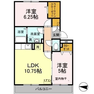 フォレストパーク【3階】の間取り