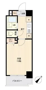 ザ・レジデンス行徳Ⅱ【0507号室】の間取り