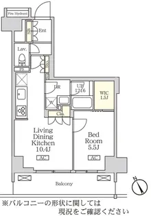 リーフシティ市川 ザ・レジデンス【5階】の間取り