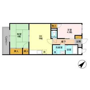 シャトーヤジマ【4階】の間取り