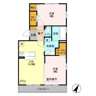 フェリーチェ B【3階】の間取り