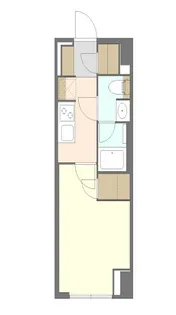 SーRESIDENCE原木中山AZURE【4階】の間取り
