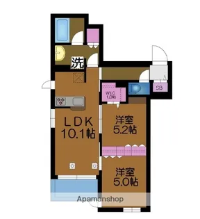 VINGT CINQ【1階】の間取り