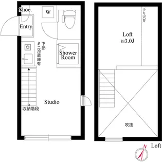 ハーモニーテラス北小岩ⅩⅢ【0205号室】の間取り
