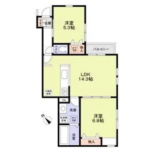 weises Haus【1階】の間取り