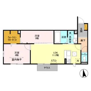 グランドソレイユ【1階】の間取り