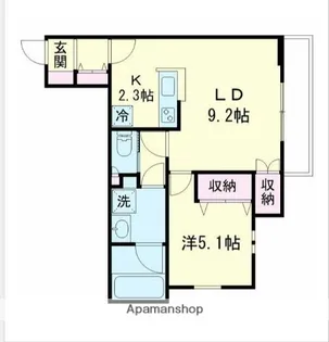 T.S MANSION【3階】の間取り