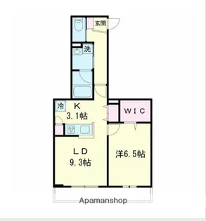T.S MANSION【201号室】の間取り