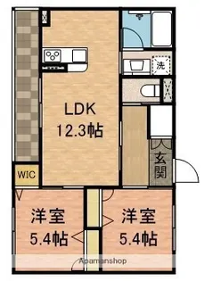 千葉県市川市二俣2丁目【マンション】の間取り