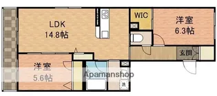 千葉県市川市二俣2丁目【マンション】の間取り