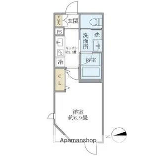 ミューズ新小岩【4階】の間取り