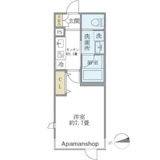ミューズ新小岩【2階】の間取り