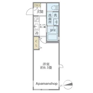 ミューズ新小岩【2階】の間取り