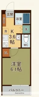 千葉県船橋市海神6丁目【アパート】の間取り