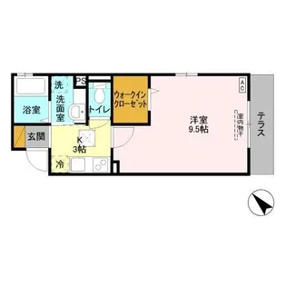 グランシャリオ【1階】の間取り