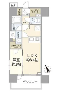 プレシスヴィアラ船橋【2階】の間取り