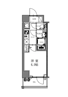 SーRESIDENCE本中山ALORIA【8階】の間取り