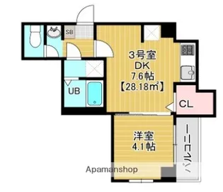 ステイビルⅡ【9階】の間取り