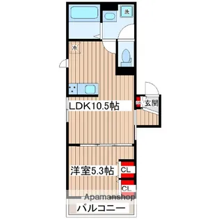 プラネッツ【3階】の間取り