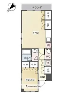 千葉県市川市行徳駅前1丁目【マンション】の間取り