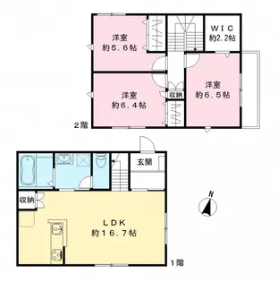 フォレスト本八幡 A棟【A号室号室】の間取り