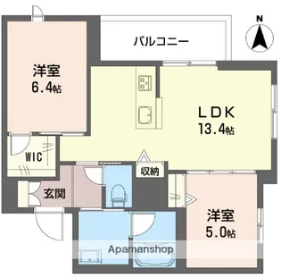 べレオ東船橋【2階】の間取り