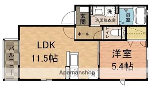 MAISON DE EAGLE【102号室】の間取り