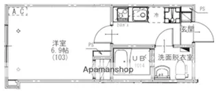 KEIAI RESIDENCE 北習志野【1階】の間取り