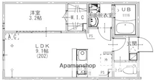 KEIAI RESIDENCE 北習志野【3階】の間取り