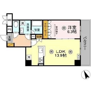 GRAND VILLAGE【4階】の間取り