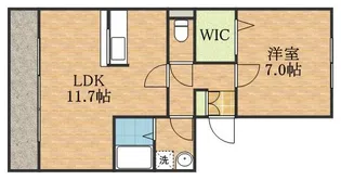 シエルブルー【3階】の間取り