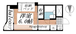 ベルシェ船橋ラマージュ【2階】の間取り