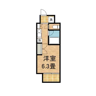 カスタリア西船橋【2階】の間取り