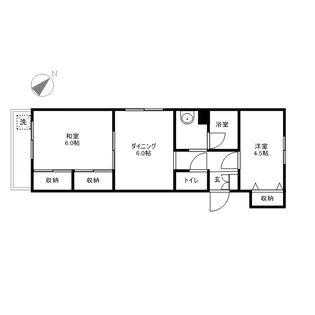 行徳倶楽部【0603号室】の間取り