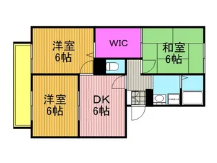 朝倉レグルス【1階】の間取り