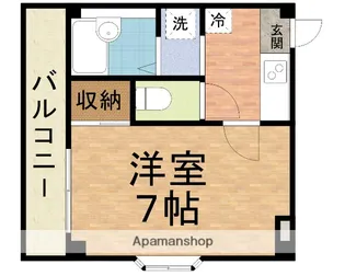 山内ビル【201号室】の間取り