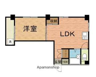 グリーンターフ駅前【304号室】の間取り