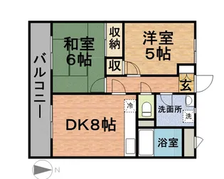エミネンスMIYA【3階】の間取り
