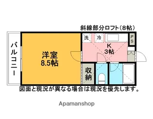 ハピネス行徳【1階】の間取り